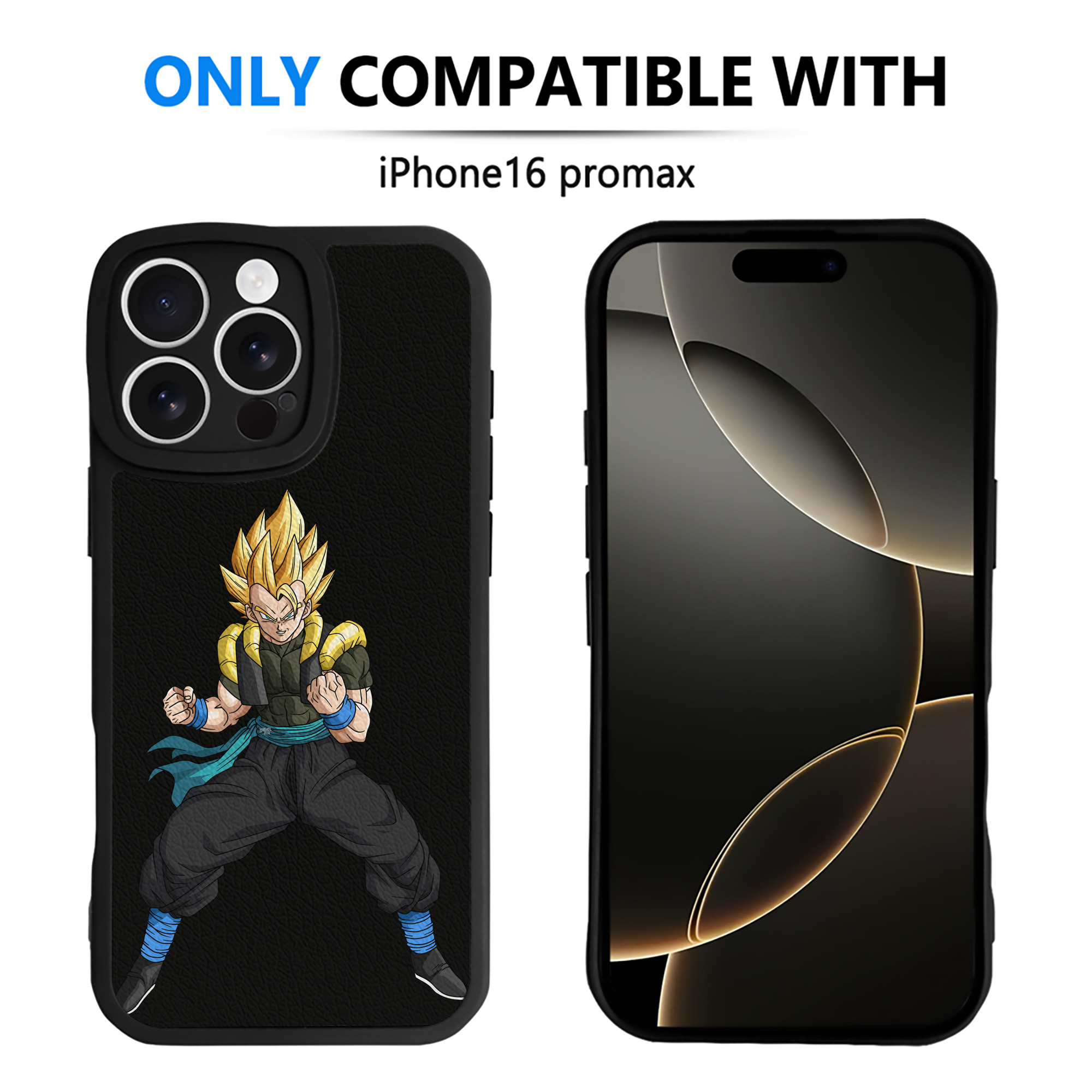 （画像用） ドラゴンボール ベジータ四世（Bejīta Yonsei）DRAGON BALL Vegeta IV 【iPhone 16シリーズ対応】シリコンスマホケース（レザー調） 材質：シリコン